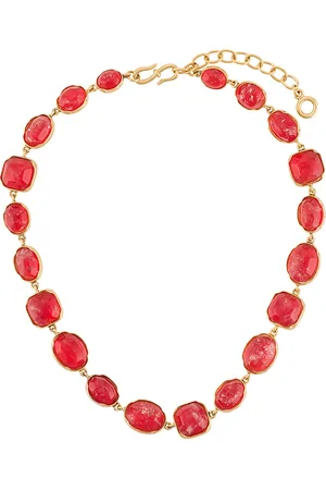 Goossens Cabochons stone-embellished necklace