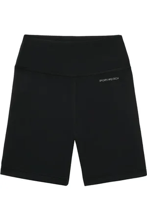 Sporty & Rich Logo-print biker shorts