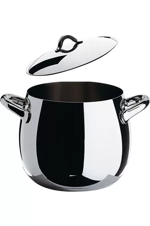 Alessi Accessories - Matching-lid stainless-steel pot