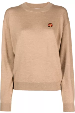 Kenzo Boke Flower-patch wool jumper