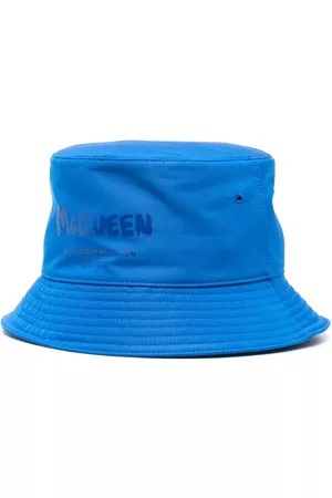 Alexander McQueen Men Hats - Logo-print bucket hat