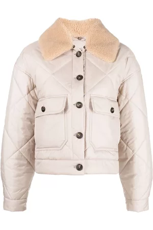 Brunello Cucinelli Women Cropped Jackets - Padded shirt jacket