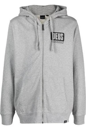 Deus Ex Machina Logo-print organic cotton hooded jacket