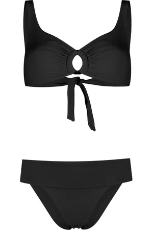FISICO Disc-detail logo-patch bikini