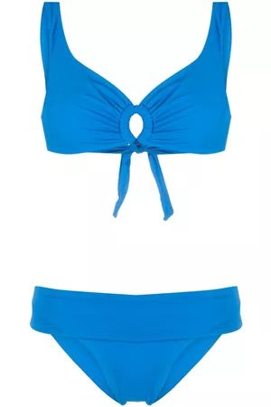 FISICO Disc-detail logo-patch bikini