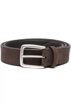 MOORER Men Belts - Grained leather belt
