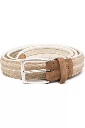 MOORER Men Belts - Braided suede belt