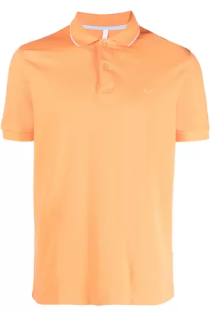 sun68 Men Polo Shirts - Embroidered-detail polo shirt