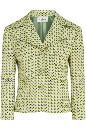 Etro Women Blazers - Geometric-print jacket