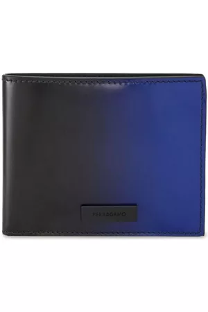 Salvatore Ferragamo Men Wallets - Logo-plaque leather wallet