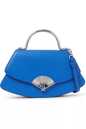 Karl Lagerfeld Women 17 Inch Laptop Bags - Archive Fan leather crossbody bag