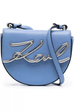 Karl Lagerfeld Women 17 Inch Laptop Bags - K/Signature saddle bag