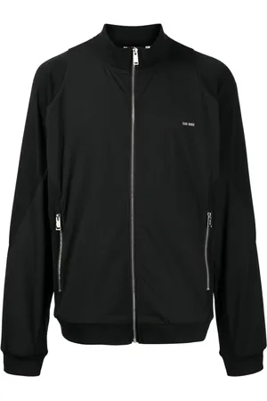 TEAM WANG design Logo-embroidered track jacket