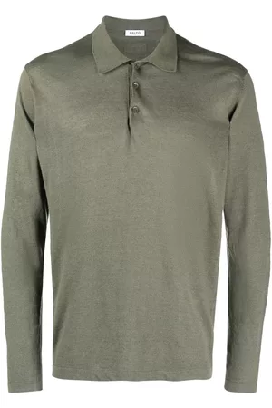 PALTÒ Men Long Sleeve Polo Shirts - Piqué long-sleeve polo shirt