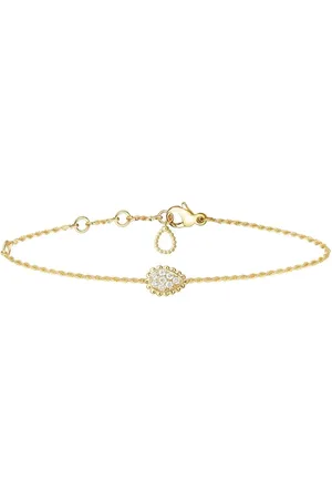 Boucheron 18kt yellow Serpent Bohème diamond XS motif bracelet