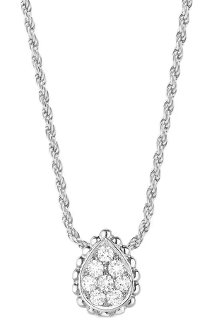 Boucheron Women Necklaces - 18kt white gold Serpent Bohème XS motif diamond XS motif pendant necklace