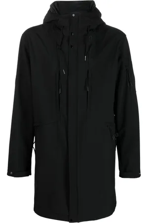 C.P. Company Lens-detail zip-up hooded parka
