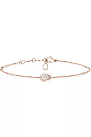 Boucheron Women Diamond Bracelets - 18kt rose gold Serpent Bohème diamond XS motif bracelet