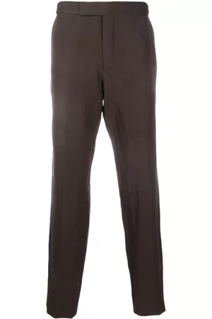 Z Zegna Men Chinos - Mid-rise tapered trousers