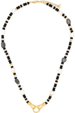 Missoma X Harris Reed In Good Hands beaded gemstone necklace