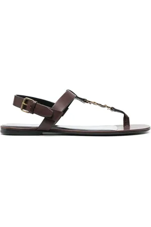 Saint Laurent Cassandre buckle-fastening sandals