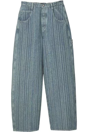 Marc Jacobs Monogram-print wide-leg jeans