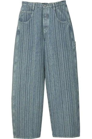 Marc Jacobs Monogram-print wide-leg jeans