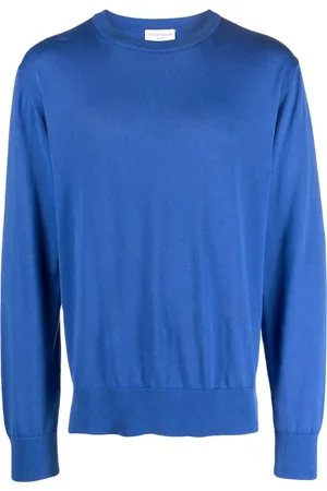 OFFICINE GENERALE Fine-knit cotton jumper