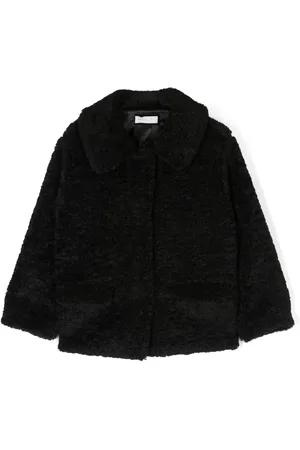 MONNALISA Long-sleeve bouclé coat
