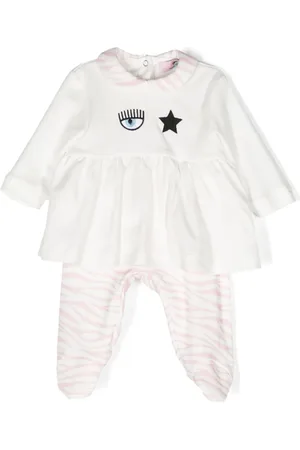 Chiara Ferragni Zebra-print cotton pajama set