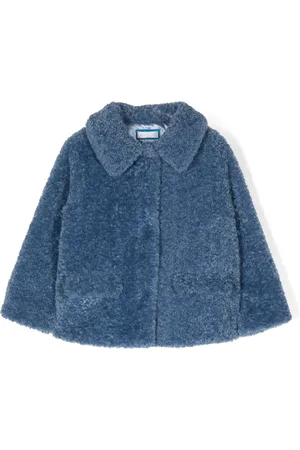 MONNALISA Long-sleeve bouclé coat