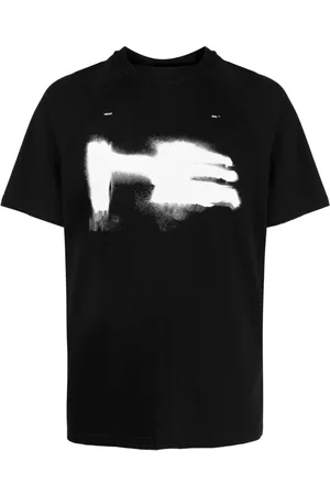 HELIOT EMIL Spray-paint effect T-shirt