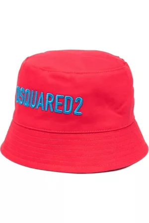 Dsquared2 Hats - Logo-embroidered cotton bucket hat