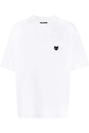 ZZERO BY SONGZIO Long Sleeve Polo Shirts - Logo-patch layered T-shirt