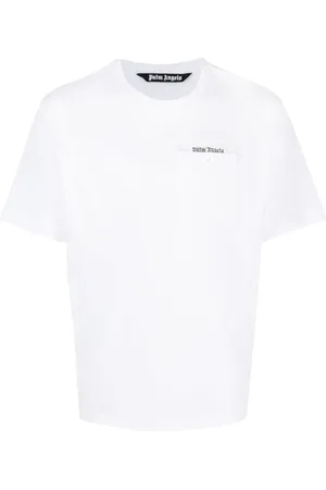 Palm Angels Logo-tape cotton T-shirt