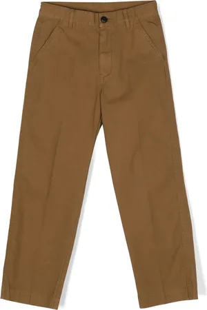 Diesel Logo-embroidered chino trousers
