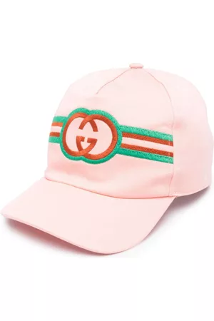 Gucci Girls Caps - Logo-embroidered cotton baseball cap