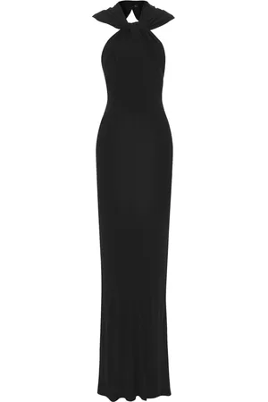 Saint Laurent Hooded long dress