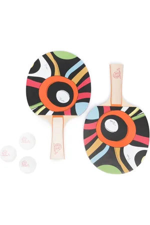 Puccini Graphic-print racket set of 2