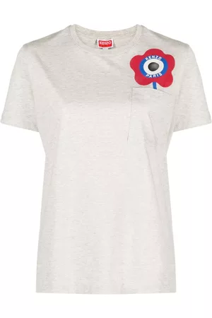Kenzo Women Short Sleeve - Target cotton T-shirt