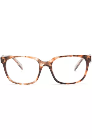 Prada Tortoiseshell-effect square-frame glasses