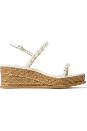 Jimmy Choo 60mm Amatuus pearl-embellished sandals
