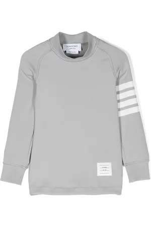 Thom Browne Boys Long Sleeve Polo Shirts - Swim rashguard top