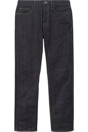 Burberry Straight-leg cotton denim trousers