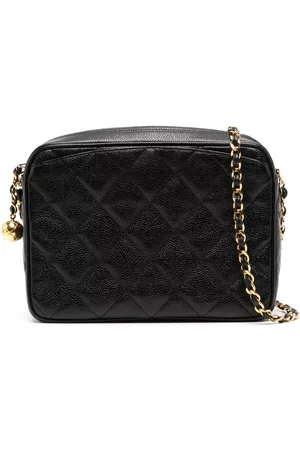 CHANEL Women 17 Inch Laptop Bags - 1992 CC diamond-quilted shoulder bag