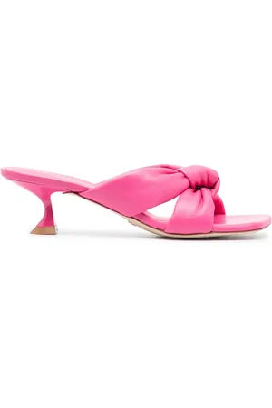 Stuart Weitzman Slip-on square-toe sandals