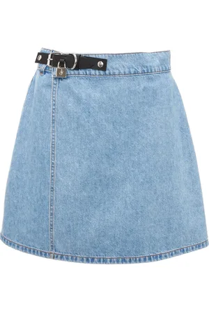J.W.Anderson Padlock mini denim skirt