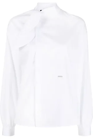 Dsquared2 Tied-neck long-sleeve shirt