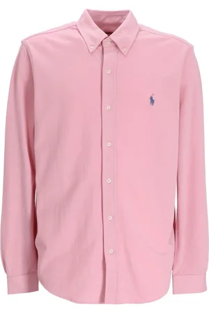 Ralph Lauren Pony-motif striped cotton shirt