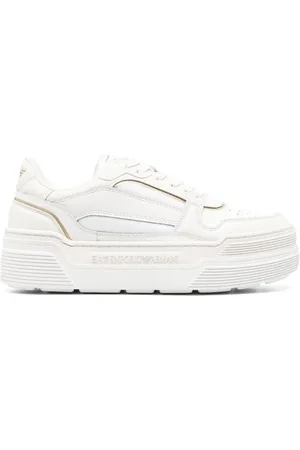 EA7 Lace-up platform sneakers